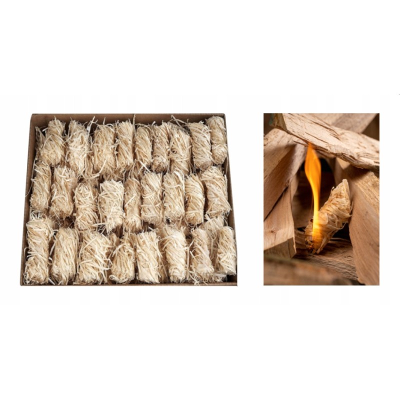 Ekologiškas medienos vatos kūrenimas 5 kg - švari ugnis be cheminio kvapo