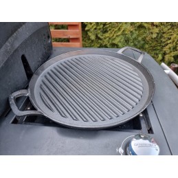 Keptuvė, ketaus su grioveliais