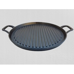 Keptuvė, ketaus su grioveliais