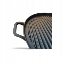 Keptuvė, ketaus su grioveliais