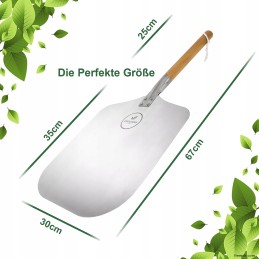 Pizza scoop shovel steel with handle #c362