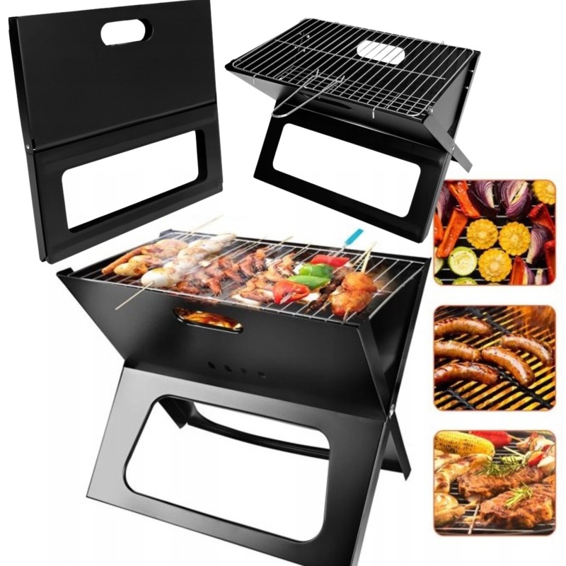 ⭐ nešiojamas sulankstomas sodo turistinis grilis ⭐