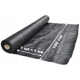 Agrotekstilė agrotekstilė 160 cm 100 gr/m2 storio stiprus UV nuo piktžolių kilimėlis