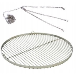 Nerūdijančio plieno grotelės, 45 cm, su grandine