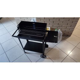 Anglies sodo grilio grotelės 48x26,5 cm apatinė lentyna + šoniniai ratai lund