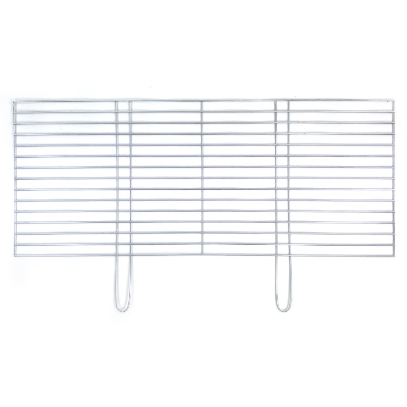 Grilio grotelės 100x40, chromuotos