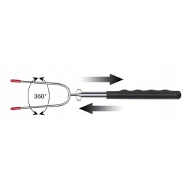 Forks stick stick telescopic fork for campfire grill stainless steel pins