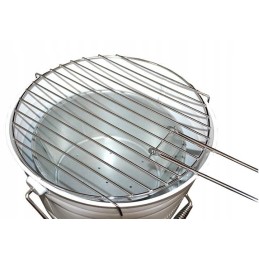 Nešiojama mini bbq sodo kepsninė, balta