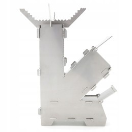 Mini krosnelė survival raketinis židinys sulankstoma lauko krosnelė - darmet