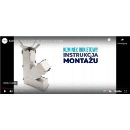 Mini krosnelė survival raketinis židinys sulankstoma lauko krosnelė - darmet