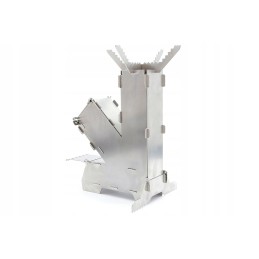 Mini krosnelė survival raketinis židinys sulankstoma lauko krosnelė - darmet