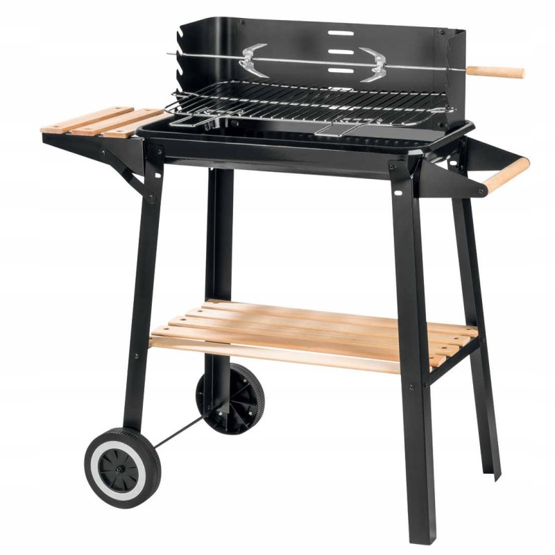 Grillmeister grotelės ant ratų ggw 84 b1