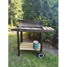 Grillmeister grotelės ant ratų ggw 84 b1