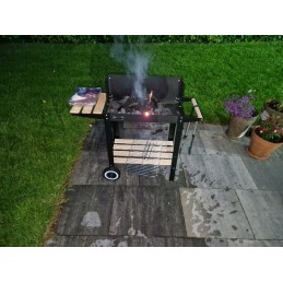 Grillmeister grotelės ant ratų ggw 84 b1