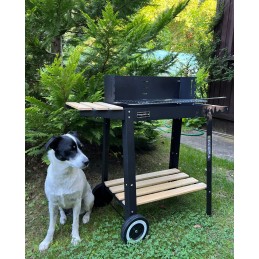 Grillmeister grotelės ant ratų ggw 84 b1