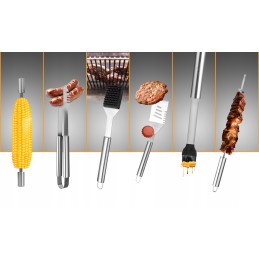 Grilio stalo įrankiai lagamine – praktiškas ir elegantiškas rinkinys, turintis daug privalumų, ypač skirtas kepsnių mėgėjams.