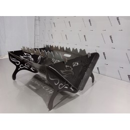 Turistinis anglies grilis, sulankstomas nešiojamasis grilis