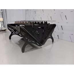 Turistinis anglies grilis, sulankstomas nešiojamasis grilis