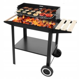 Sodo anglies grotelės ant ratų priedai