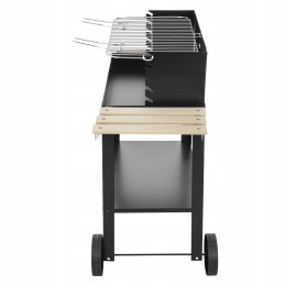 Sodo anglies grotelės ant ratų priedai