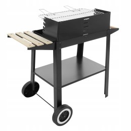 Sodo anglies grotelės ant ratų priedai