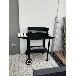 Sodo anglies grotelės ant ratų priedai