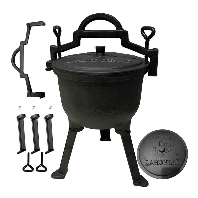 Ketaus medžioklinis katilas Landgraf 5 l