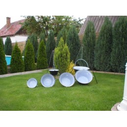 Emaliuotas katilas 10 l, pagamintas iš storos aukščiausios kokybės skardos su dangteliu!