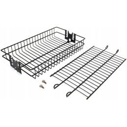 Steel basket for grill rotisserie basket for fish vegetables chicken grillpro