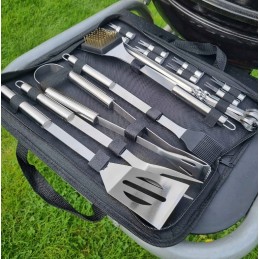 Grilio priedų rinkinys 21 viename dėkle