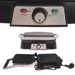 Elektrinis grilis 1500 W sulankstomas sumuštinių keptuvė Kamille KM-6707