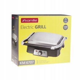 Elektrinis grilis 1500 W sulankstomas sumuštinių keptuvė Kamille KM-6707