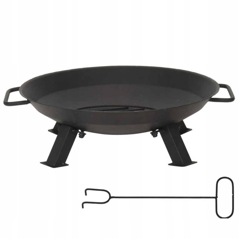 Metalinis sodo židinys su kojomis, ø46cm