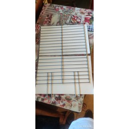 Nerūdijančio plieno grotelės inox griliui g2101 54x40 cm