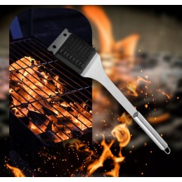 Plieninis įrankių ir kepsninės reikmenų rinkinys, patvarus, xxl, kilimėlis, 25 vnt