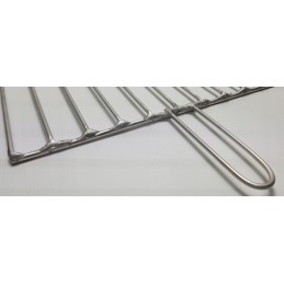 Nerūdijančio plieno grotelės inox griliui g2102 70x33 cm