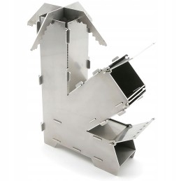 ➡️ Mini krosnelė, išgyvenimo raketų židinys, sulankstoma lauko krosnelė - darmet