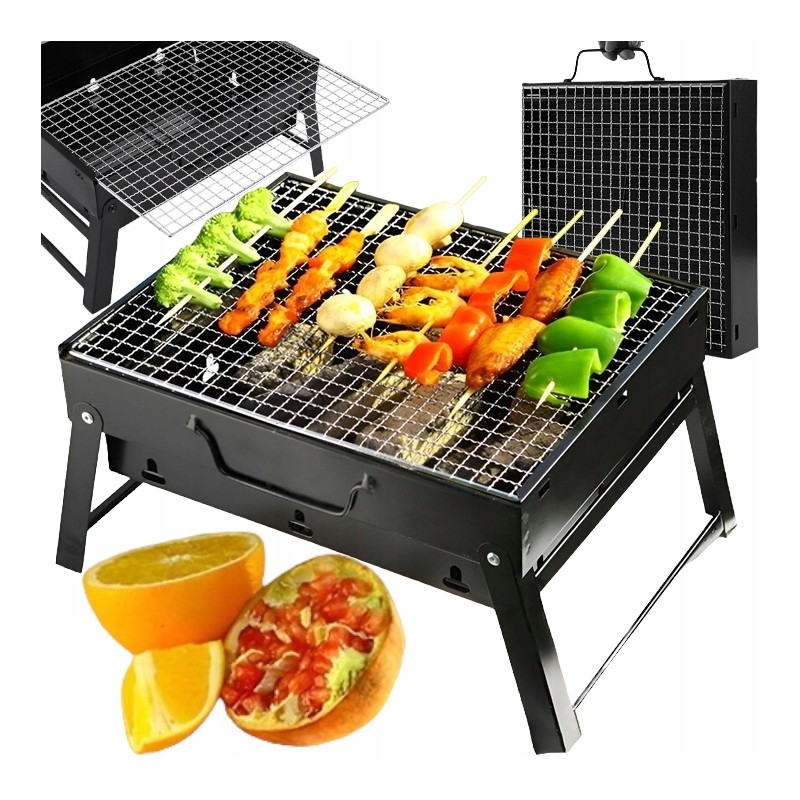 Nešiojama nešiojama medžio anglies kepsninė, didelė