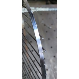 Apvalios pakabinamos grotelės, chromuotas trikojis, 58 cm