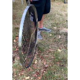 Apvalios pakabinamos grotelės, chromuotas trikojis, 58 cm