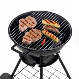 Apvalios nešiojamos anglies kepsninės 43cm x 70cm