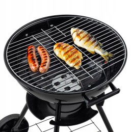 Apvalios nešiojamos anglies kepsninės 43cm x 70cm