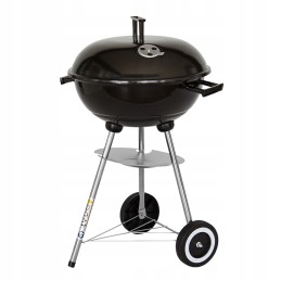 Anglies grilis su kaminu apšvietimui