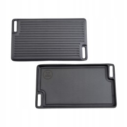 Frying pan, cast iron grill plate, double sided, 45 25