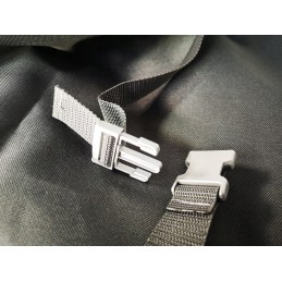 Vandeniui atsparus grilio gaubtas pagal užsakymą, pilkas