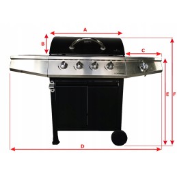 Vandeniui atsparus grilio gaubtas pagal užsakymą, pilkas