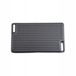 Frying pan, cast iron grill plate, double sided, 45 25