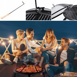 Penkių žvaigždučių „Grill&chill“ 2 in 1 grilio ugniadėžė – gc0018