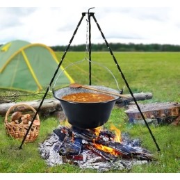 Geležinis trikojo katilo stovas, 120 cm