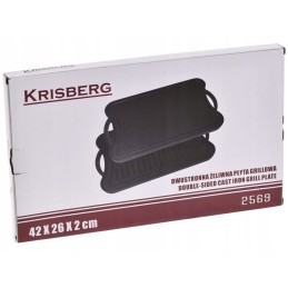 �double sided frying pan grill plate krisberg kr 2569